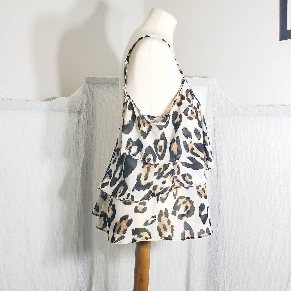Shoe Me Your MuMu Animal Print Top Size X-Small - Picture 3 of 7